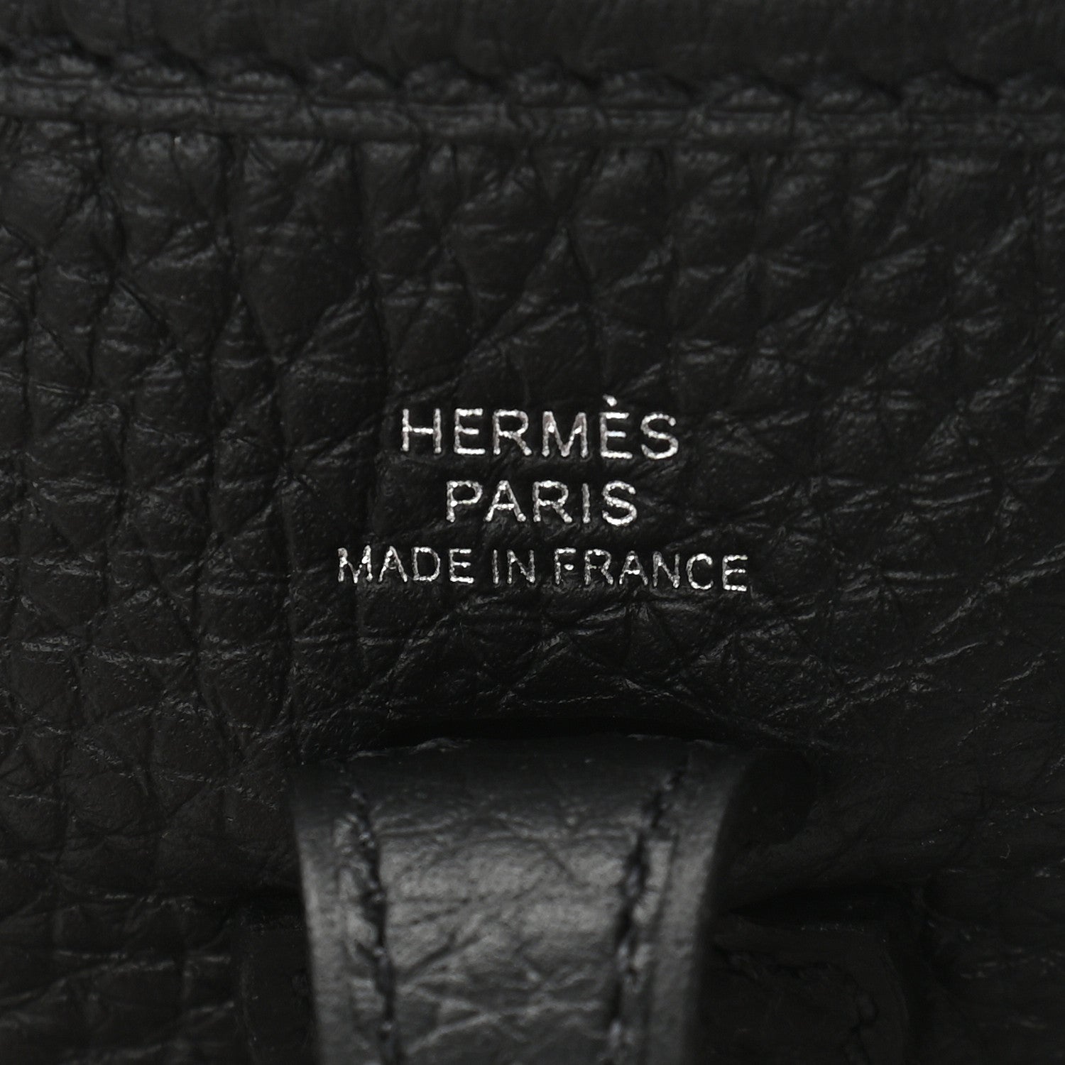 Hermes Taurillon Clemence Evelyne TPM Black 6 of 9