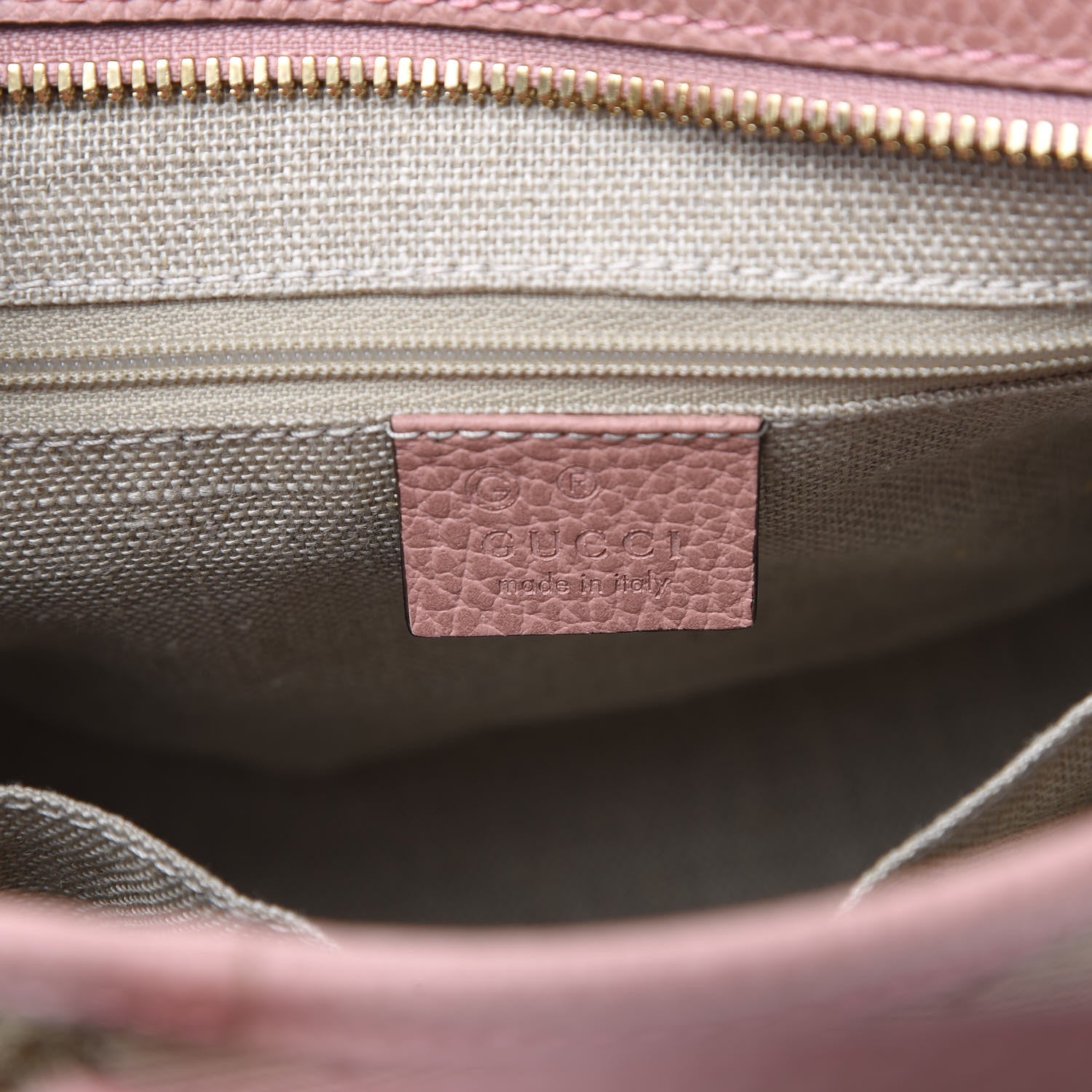 Gucci Monogram Small Bree Tote Beige Soft Pink 6 of 9