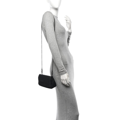 Bottega Veneta Nappa Intrecciato Mini Chain Messenger Black 2 of 11