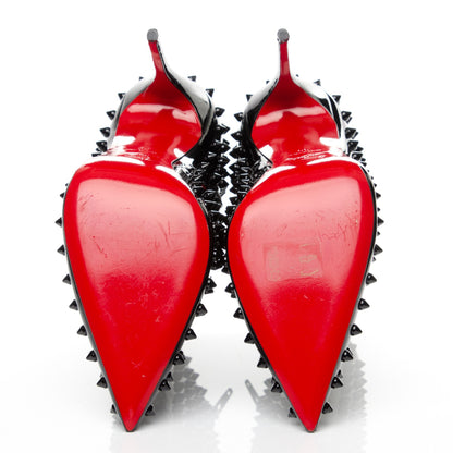 Christian Louboutin Patent Snakilta 120 Booties 39 Black 5 of 7