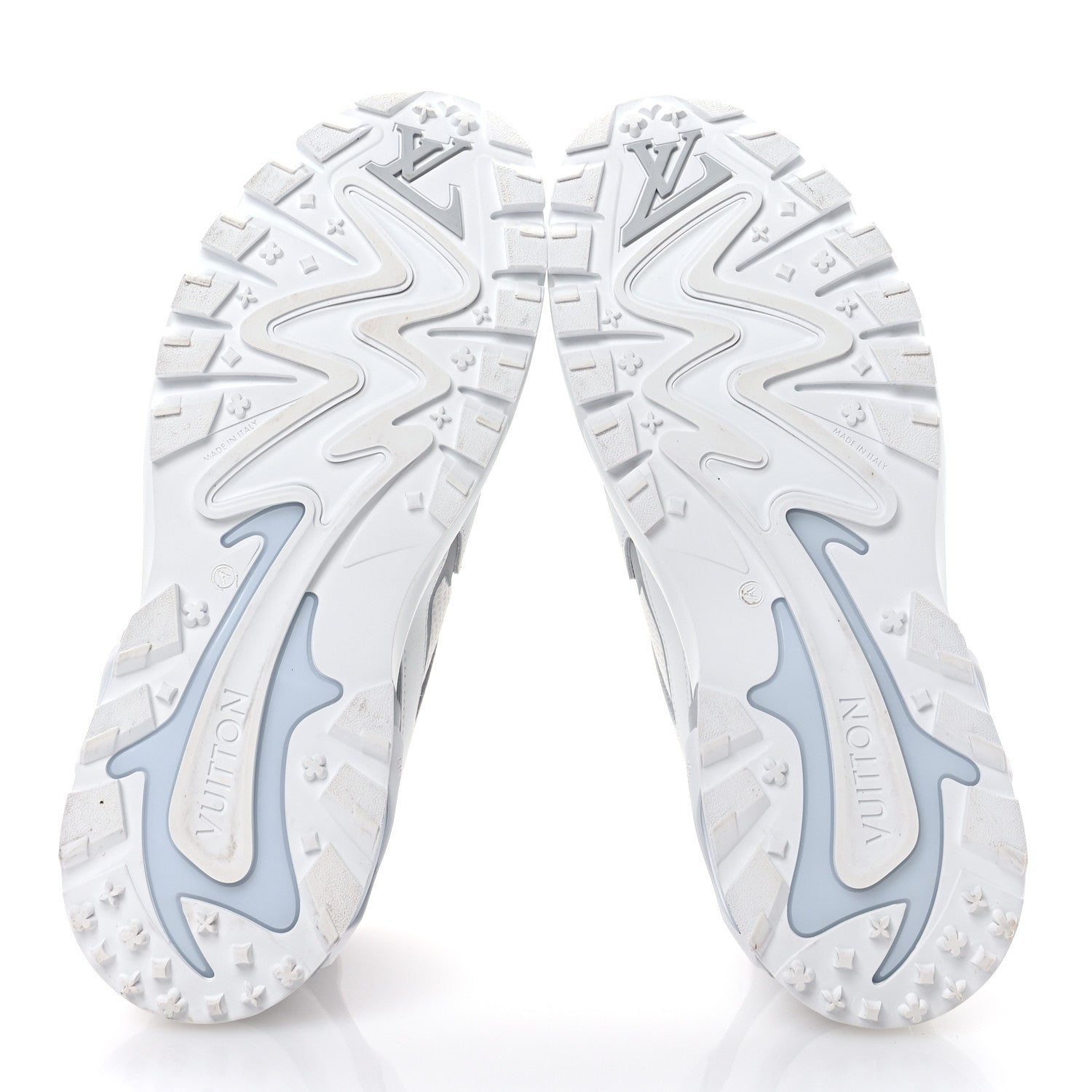 Louis Vuitton Calfskin Mesh Mens LV Runner Tatic Sneakers 9 White 5 of 9