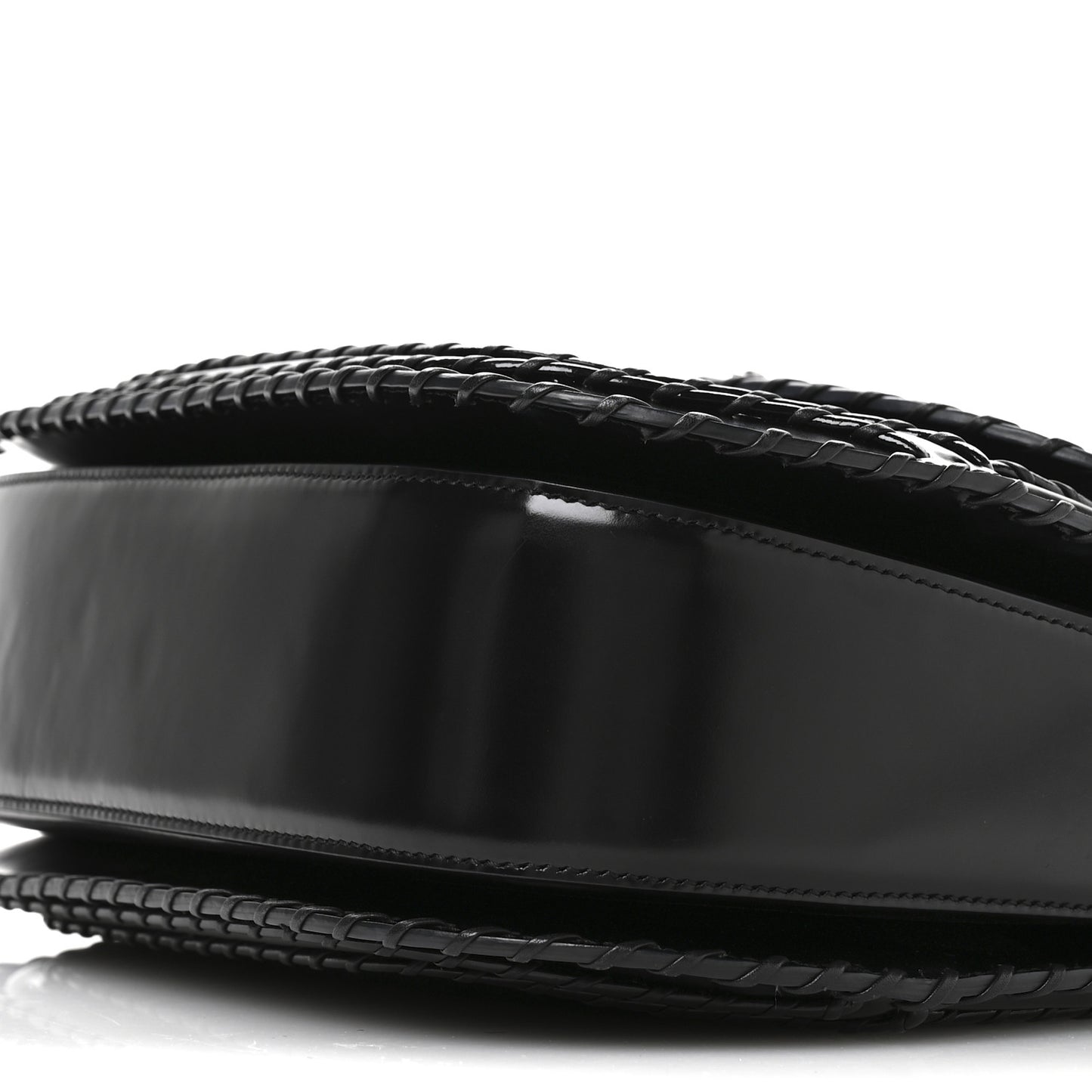 Pony Hair New Bamboo Medium Top Handle Bag Black