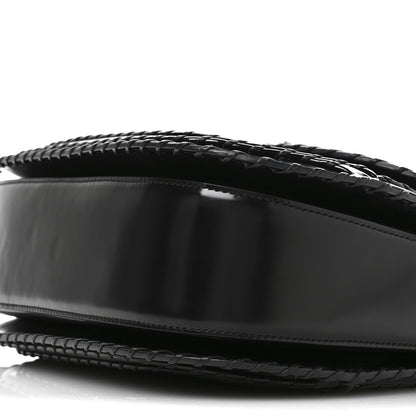 Gucci Pony Hair New Bamboo Medium Top Handle Bag Black 10 of 11