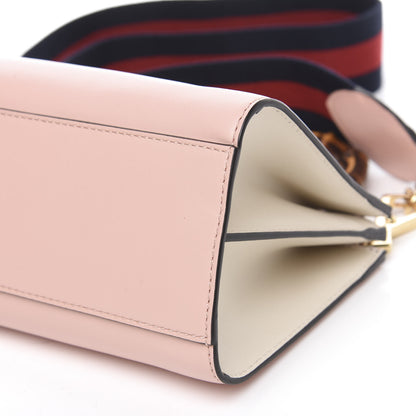 Gucci Nappa Bamboo Web Mini Nymphaea Top Handle Bag Perfect Pink Mystic White 13 of 13