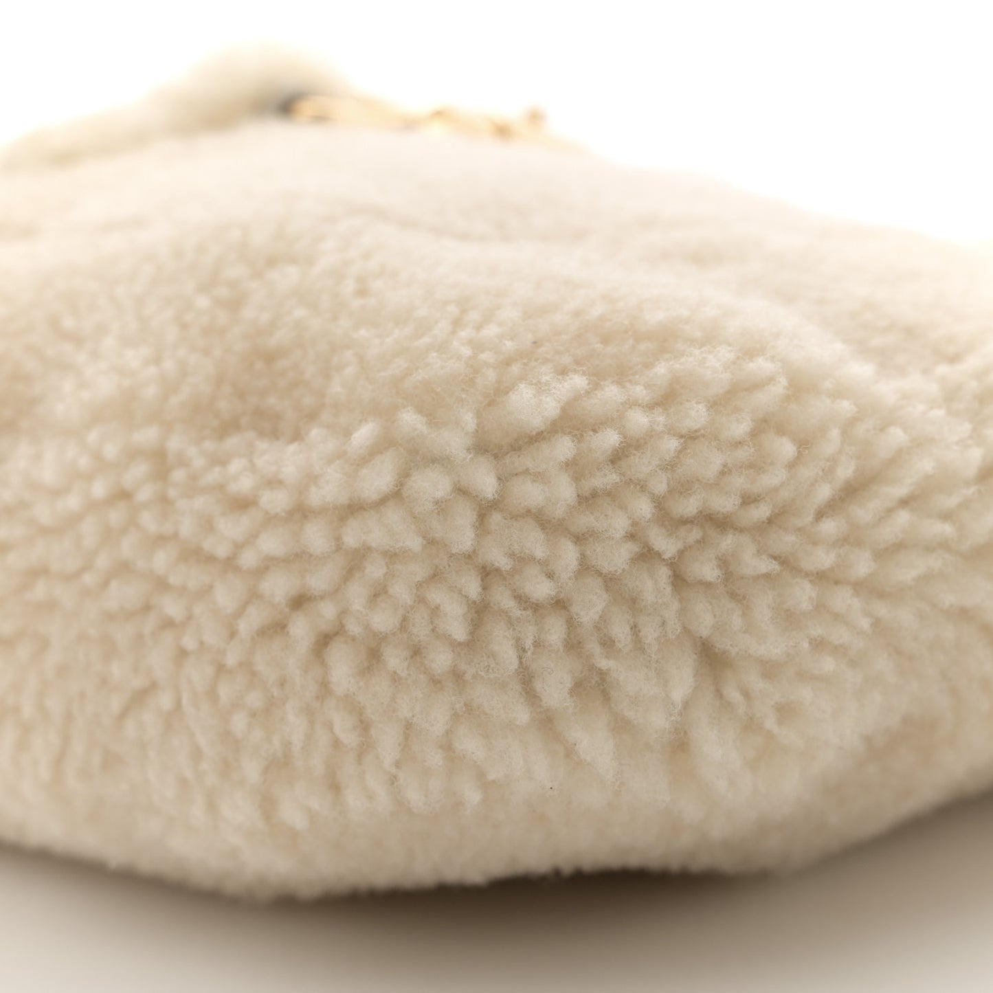 Shearling Small Jackie 1961 Shoulder Bag Ivory