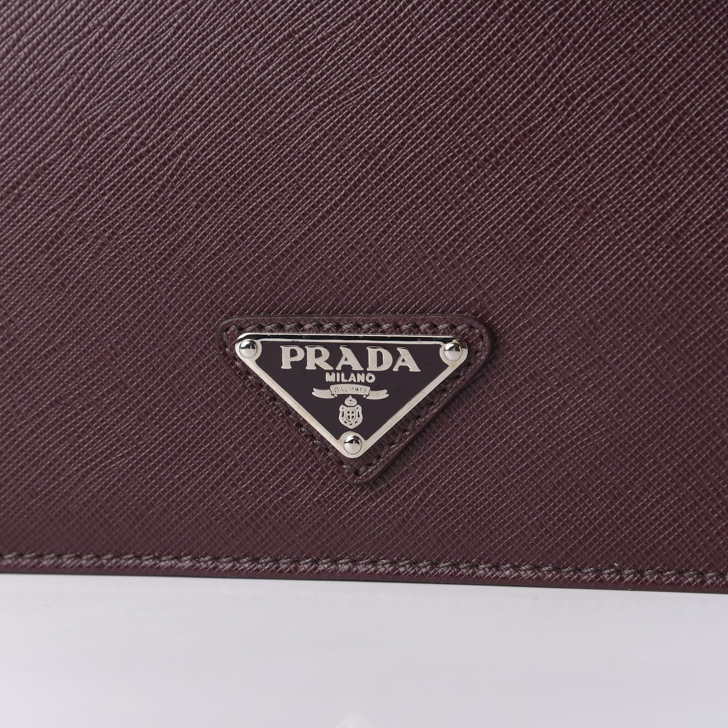 Prada Saffiano Travel Briefcase Granato 9 of 9