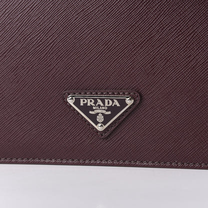 Prada Saffiano Travel Briefcase Granato 9 of 9