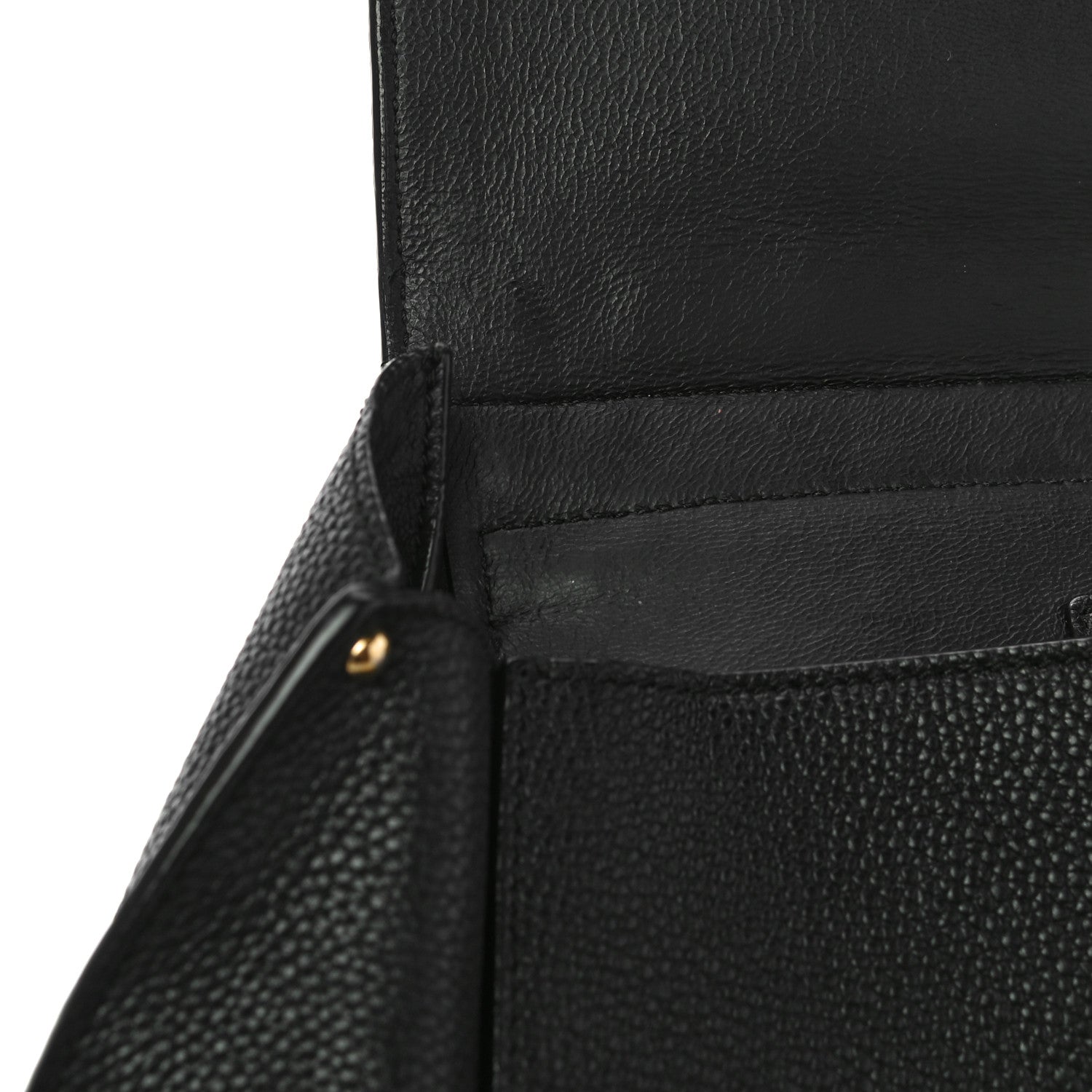 Salvatore Ferragamo Calfskin Sofia Shoulder Bag Black 11 of 11