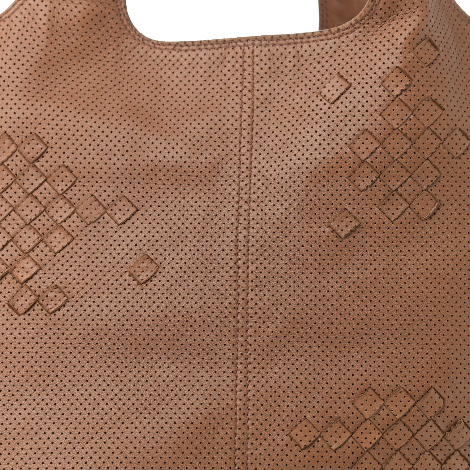 Bottega Veneta Nappa Intrecciato Perforated Regent Tote Noce 8 of 14