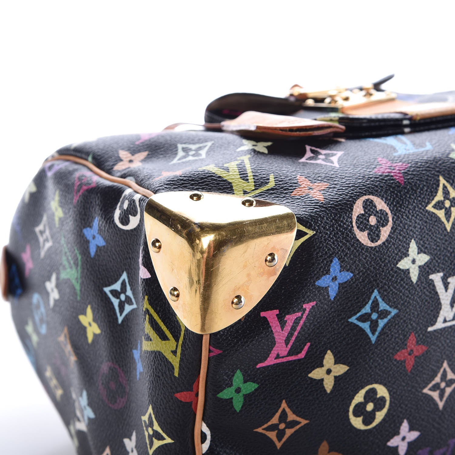 Louis Vuitton Monogram Multicolor Speedy 30 Black 7 of 16