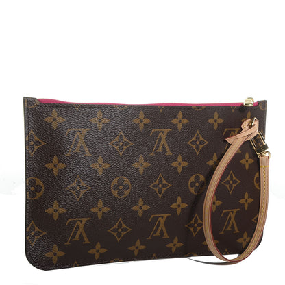 Louis Vuitton Monogram Neverfull MM GM Pochette Pivoine 3 of 9