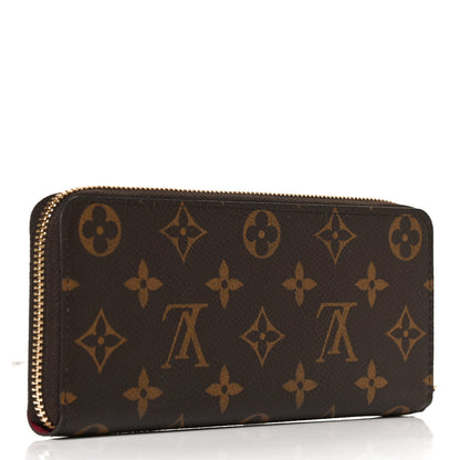 Louis Vuitton Monogram Clemence Wallet Fuchsia 6 of 11