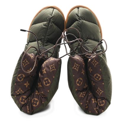 Louis Vuitton Nylon Monogram Pillow Comfort Ankle Boot 37 Khaki 2 of 8