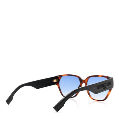 Christian Dior Acetate Square DiorID1 Sunglasses Tortoise 4 of 9