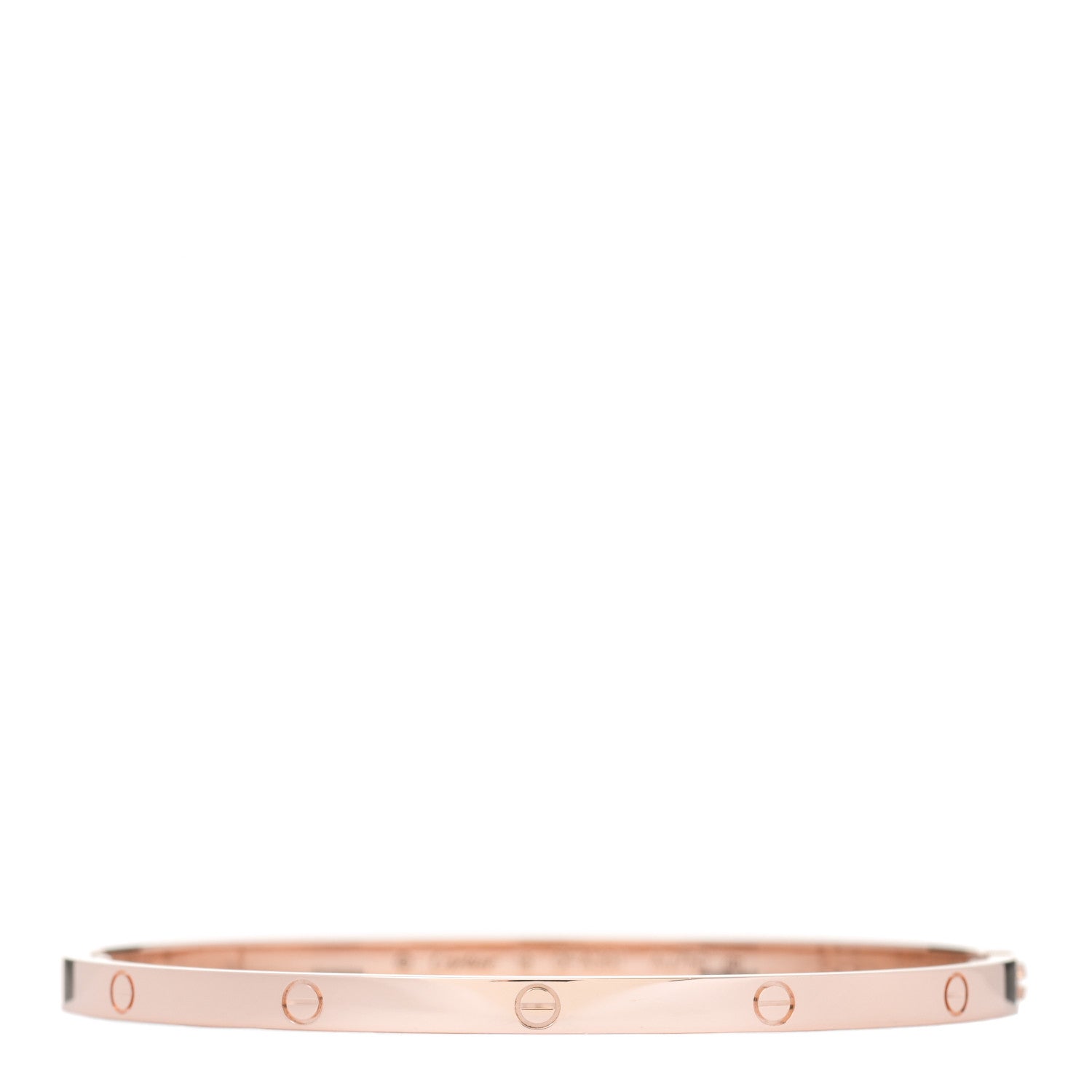 Cartier 18K Pink Gold Small LOVE Bracelet 18 1 of 5