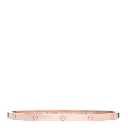 Cartier 18K Pink Gold Small LOVE Bracelet 18 1 of 5