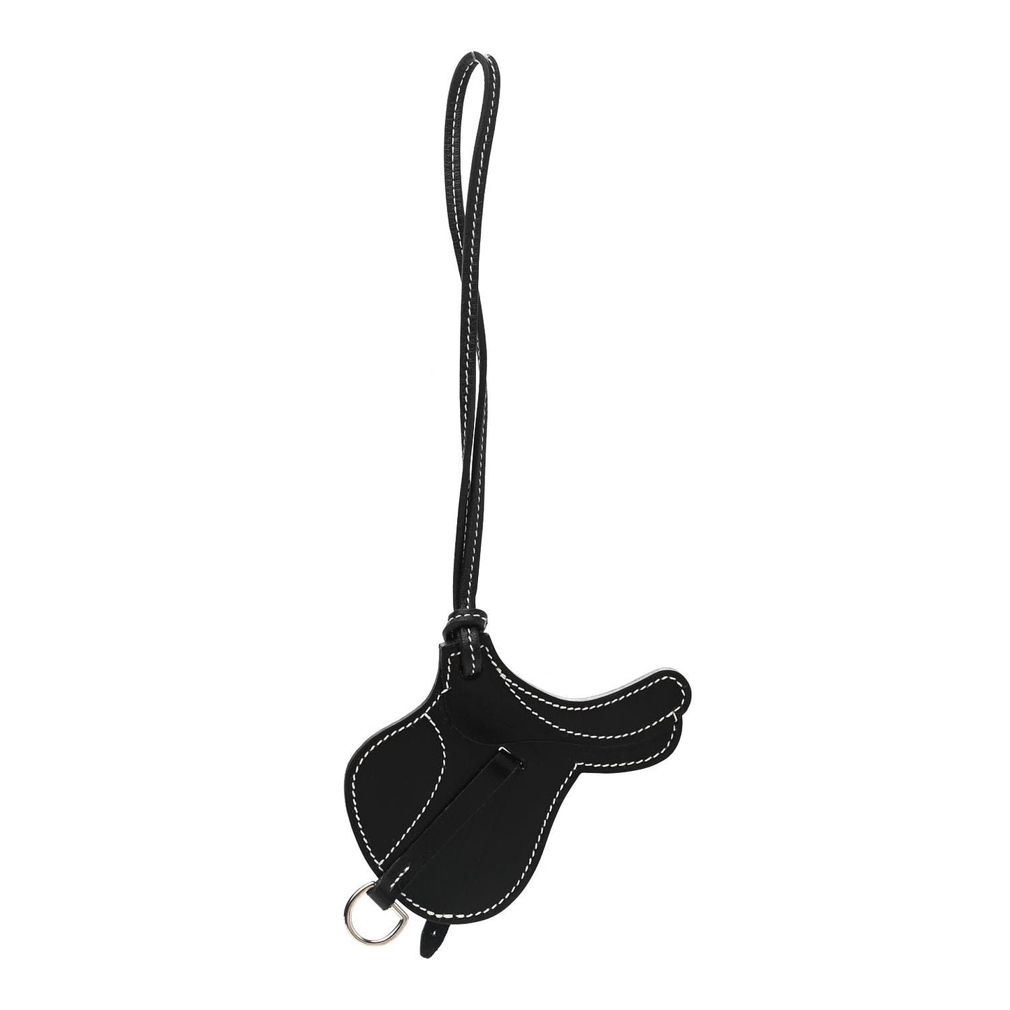 Box Paddock Selle Horse Saddle Bag Charm Black