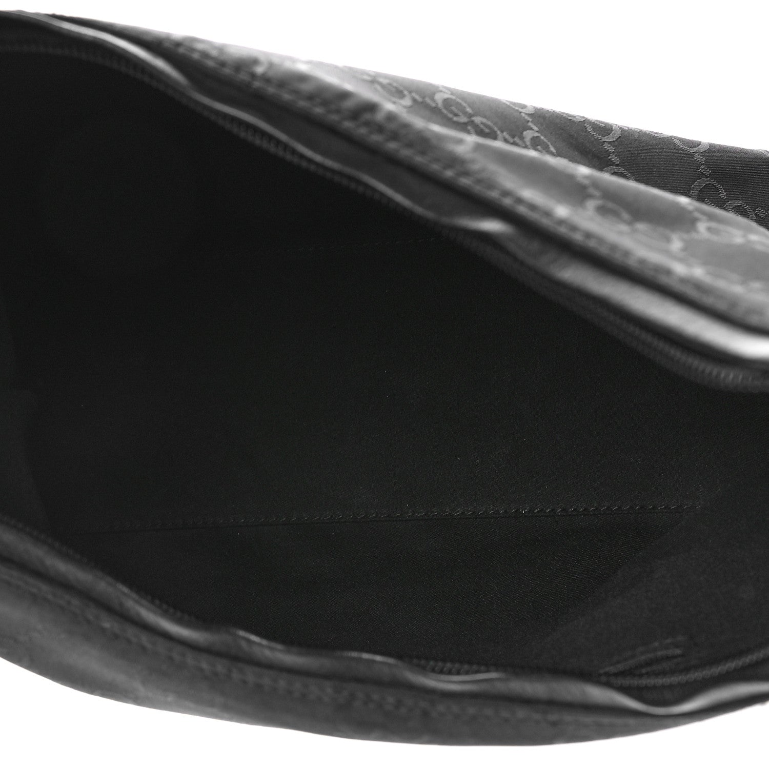 Gucci Monogram GG Clasp Hobo Black Black 4 of 9