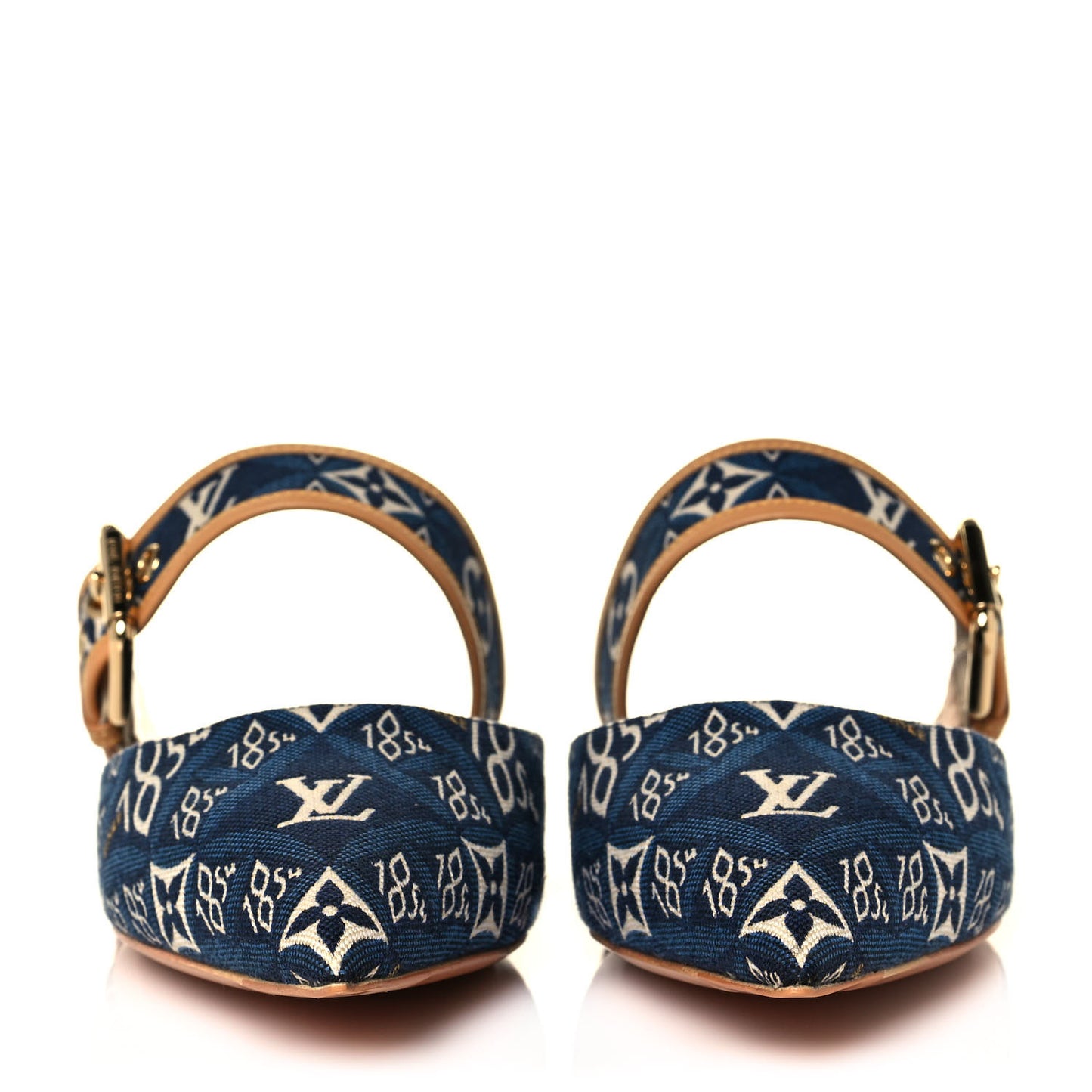 Since 1854 Sofia Flat Mule 40 Blue
