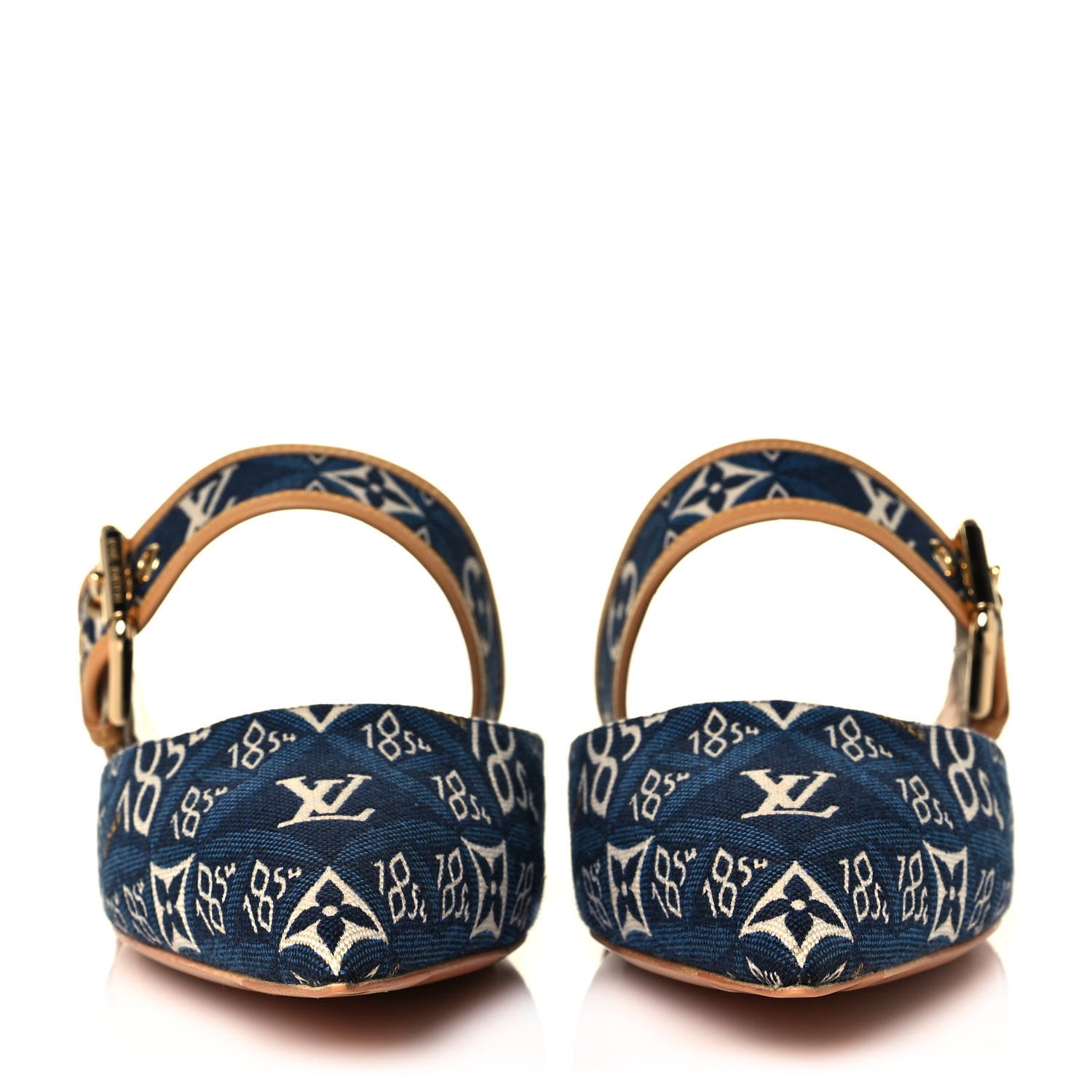 Louis Vuitton Since 1854 Sofia Flat Mule 40 Blue 2 of 11