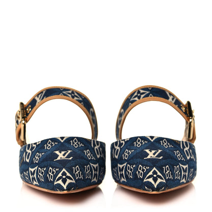 Louis Vuitton Since 1854 Sofia Flat Mule 40 Blue 2 of 11