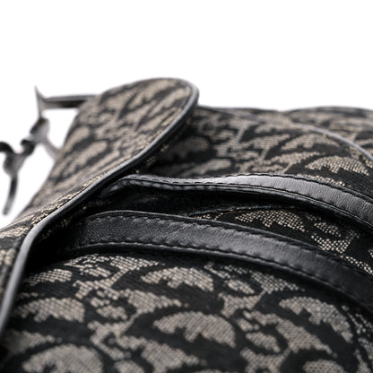 Christian Dior Monogram Double Saddle Bag Black 14 of 14
