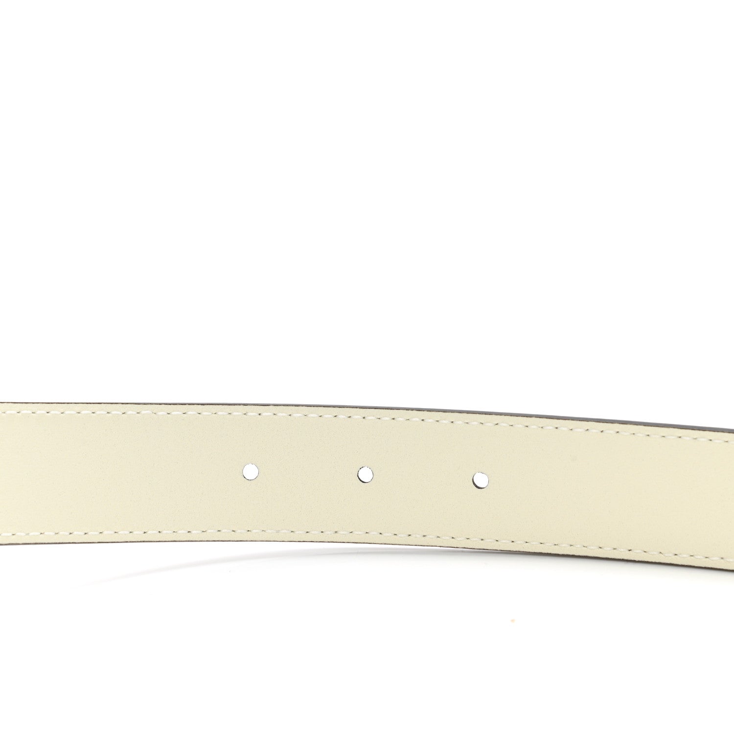 Gucci Moon Calfskin Zumi 30mm Belt 65 26 Off White 3 of 5