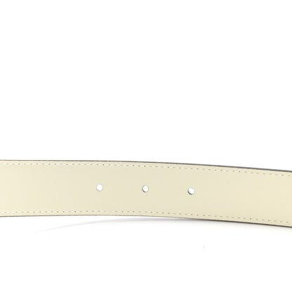 Gucci Moon Calfskin Zumi 30mm Belt 65 26 Off White 3 of 5