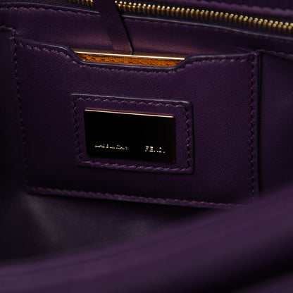 Fendi Nappa Be Baguette Crossbody Bag Violet 8 of 10