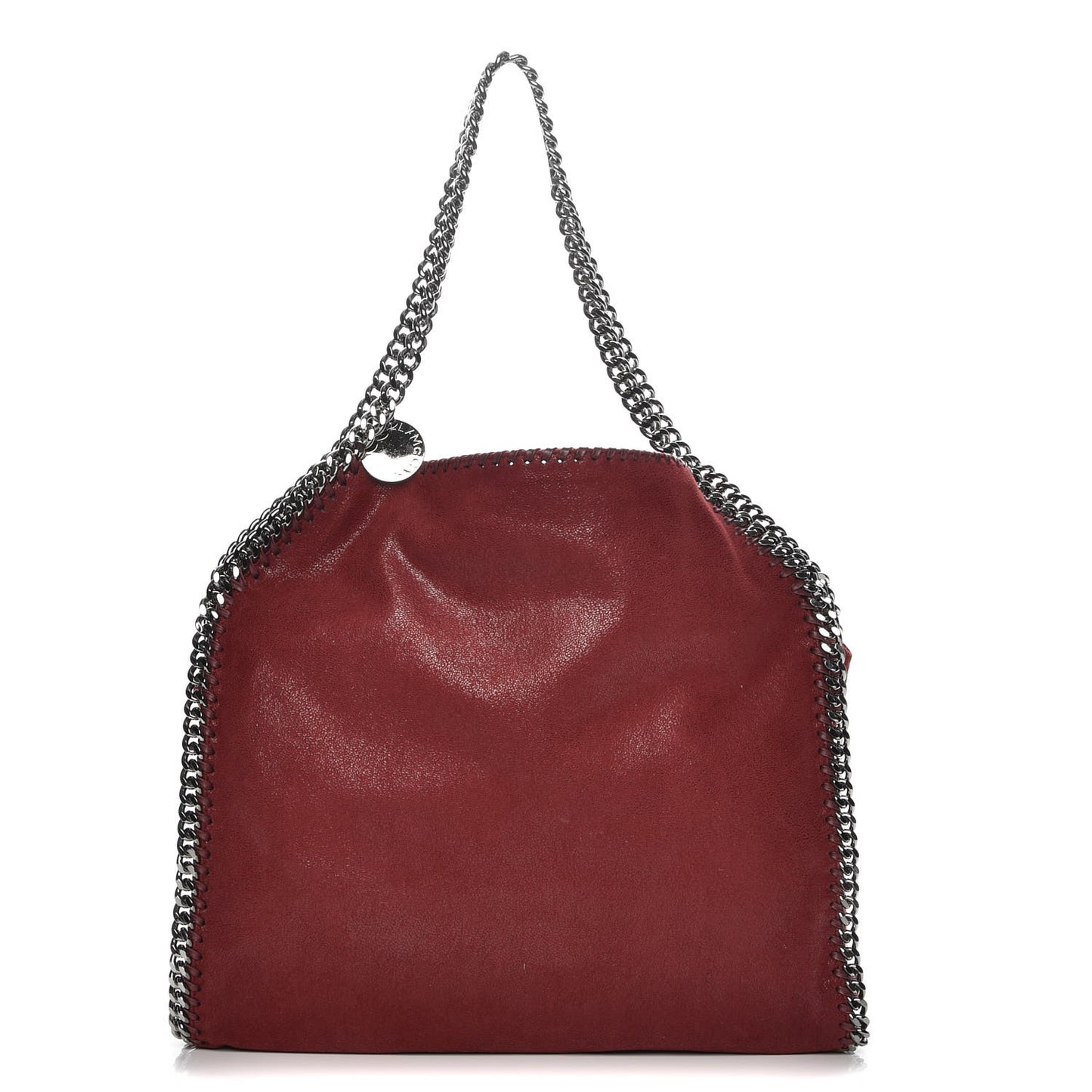 Shaggy Deer Small Falabella Tote Red