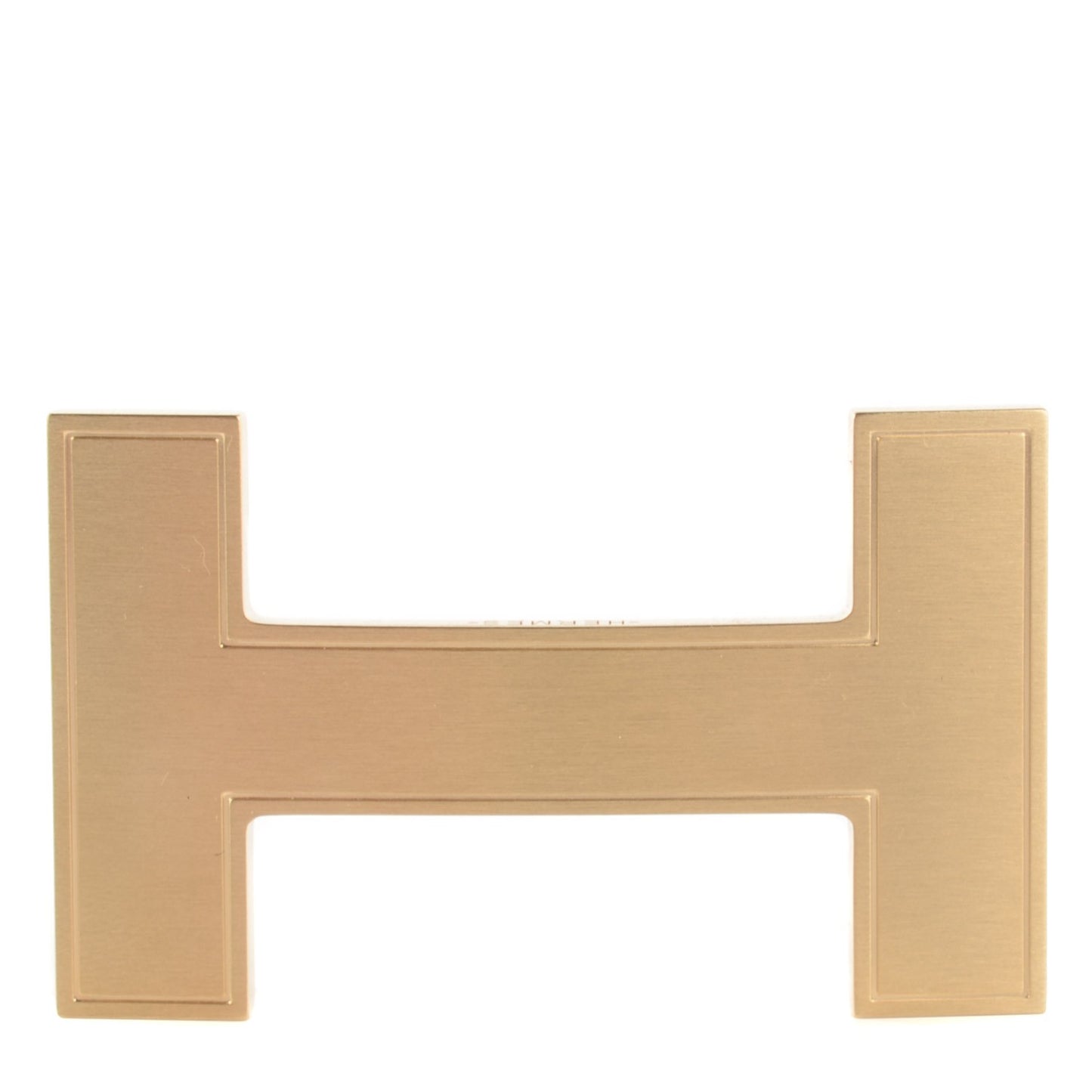 Quizz H Belt Buckle Gold