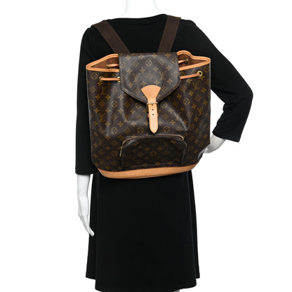 Louis Vuitton Monogram Montsouris GM Backpack 3 of 13