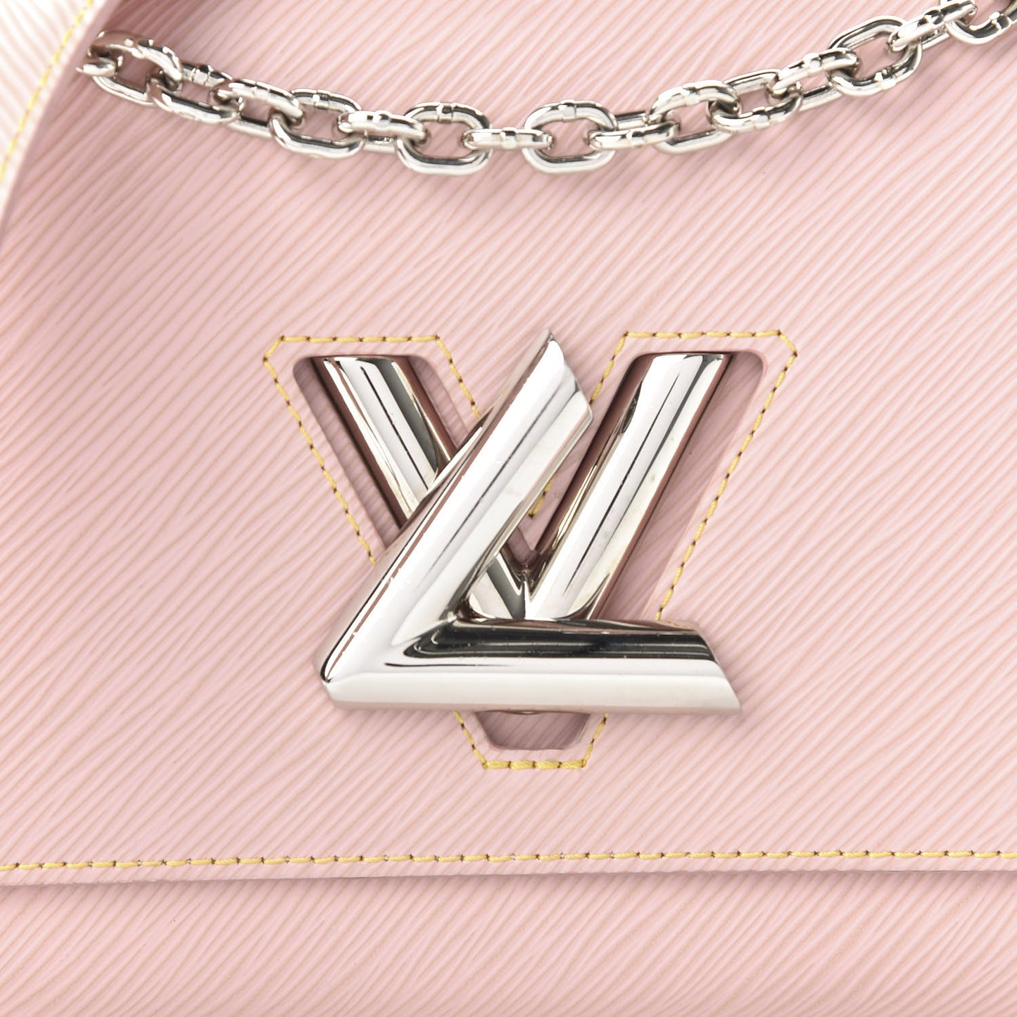 Epi Twist Shoulder Bag MM Rose Ballerine