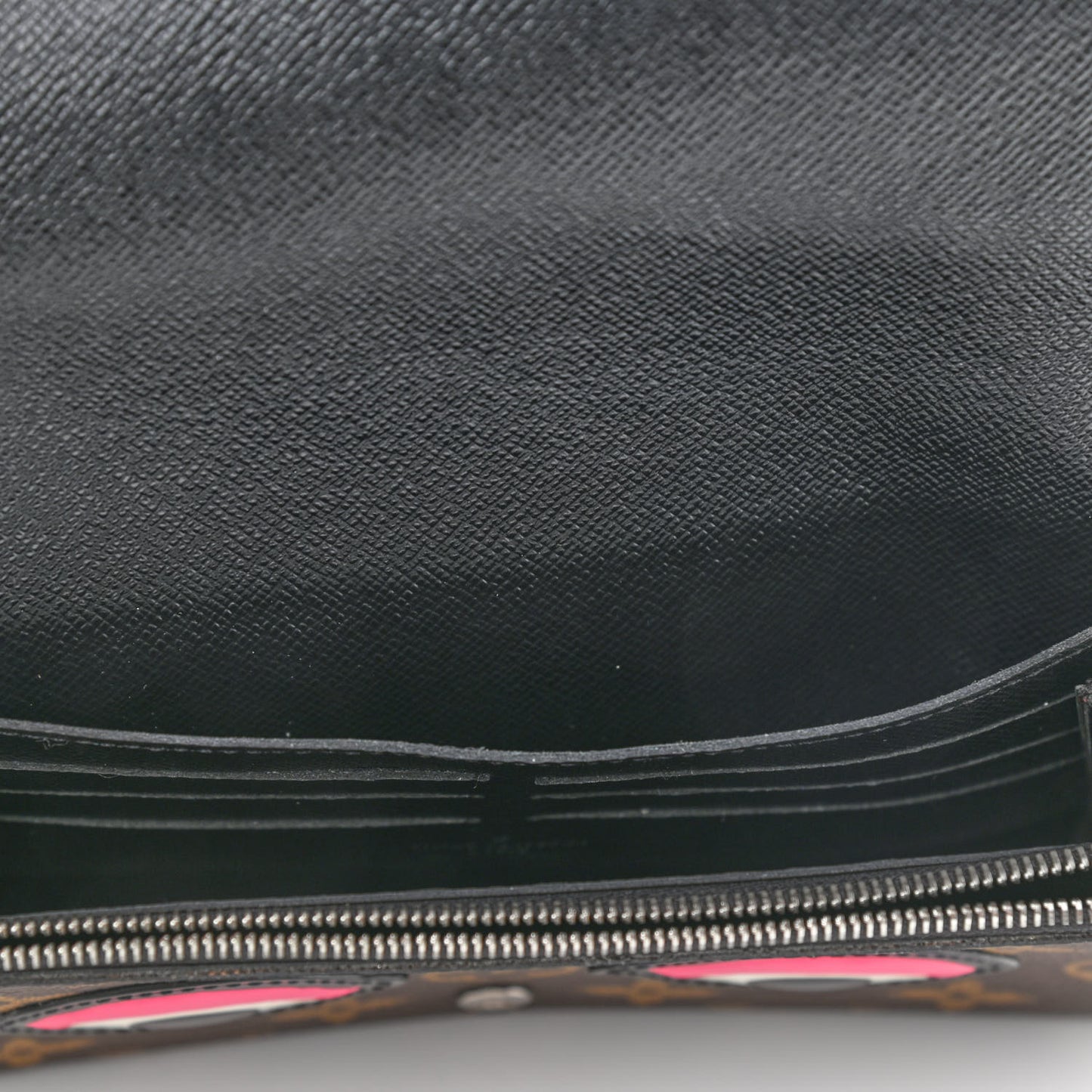 Monogram Kabuki Chain Wallet Black
