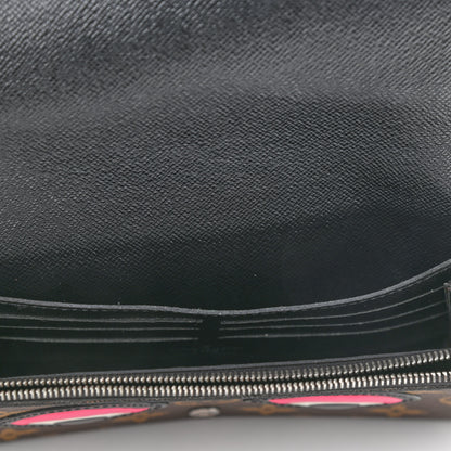 Louis Vuitton Monogram Kabuki Chain Wallet Black 5 of 11