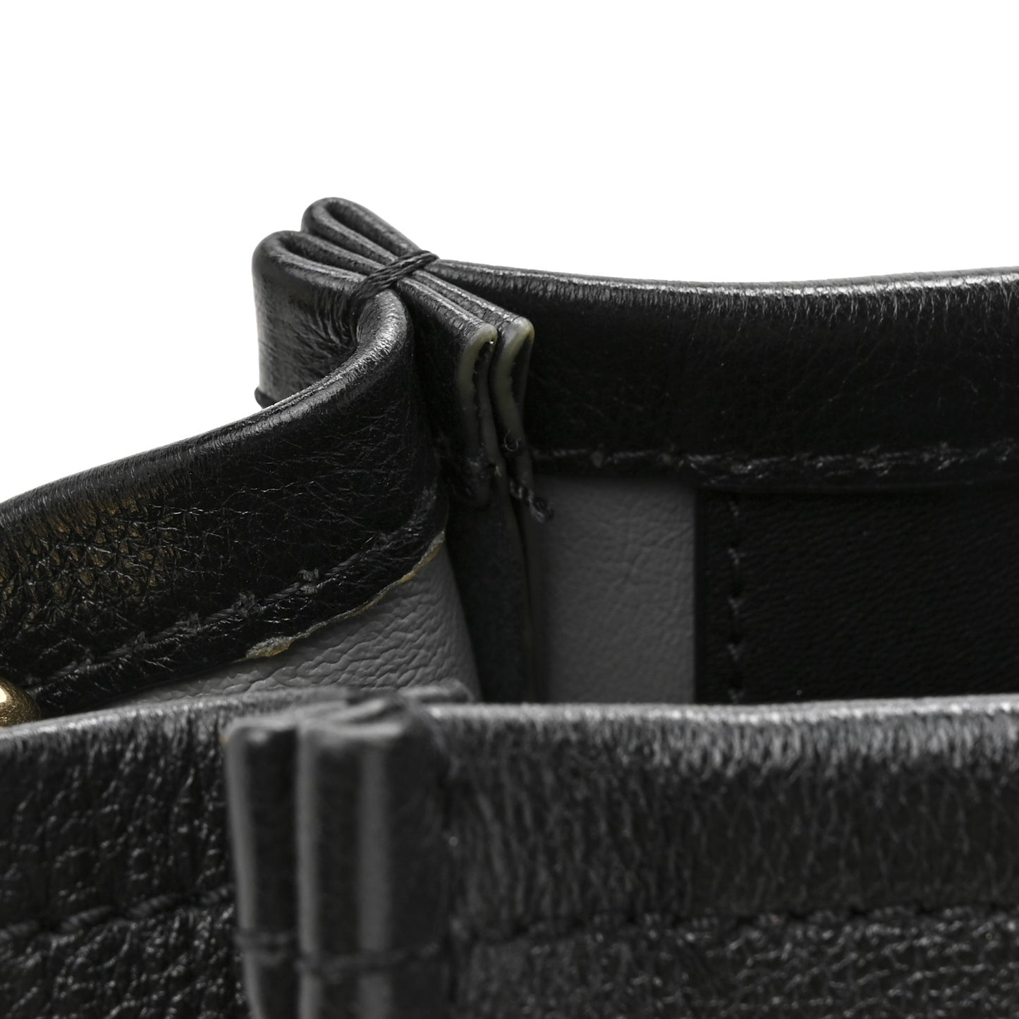 Grained Calfskin Medium The Tote Bag Black