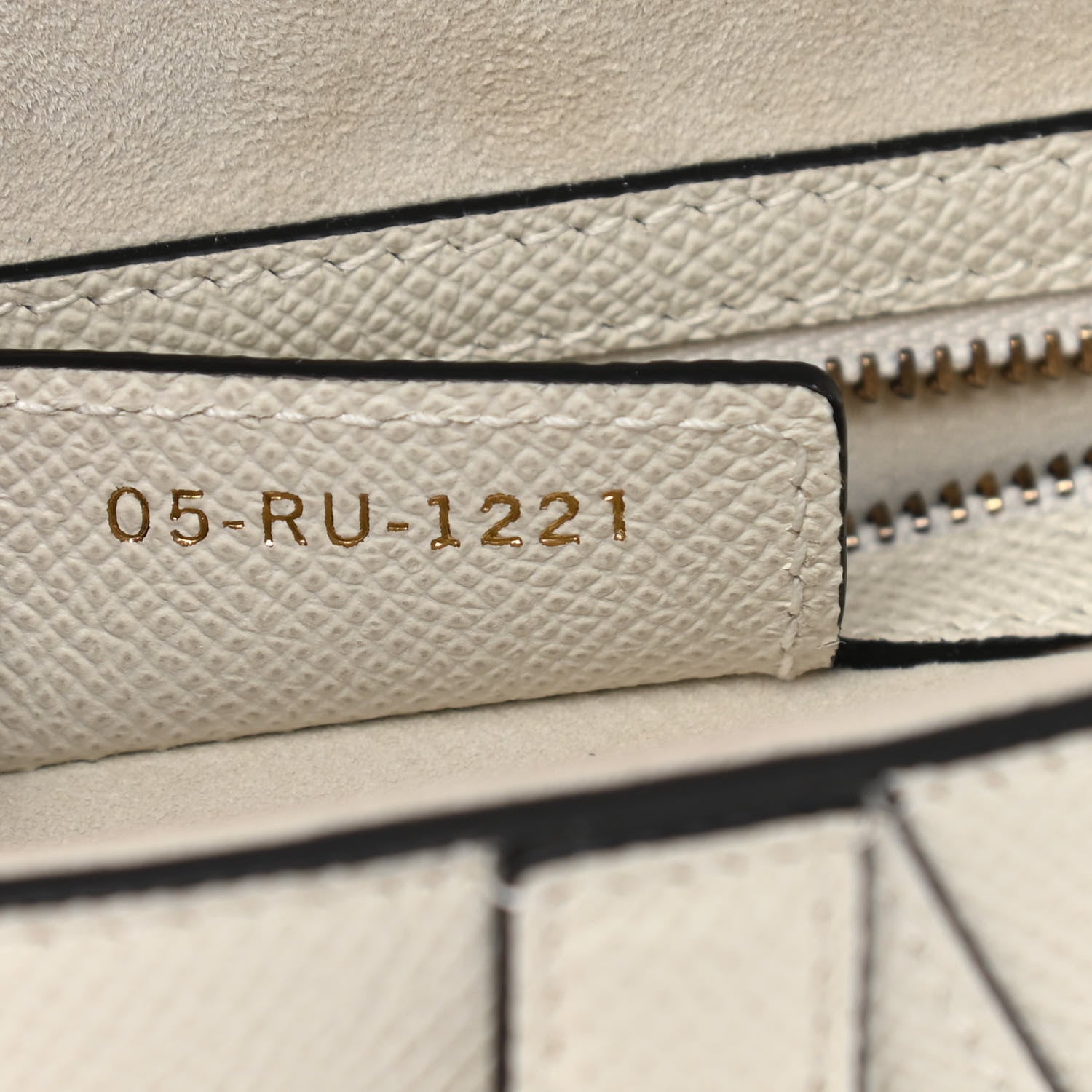 Christian Dior Grained Calfskin Saddle Bag White 7 of 11