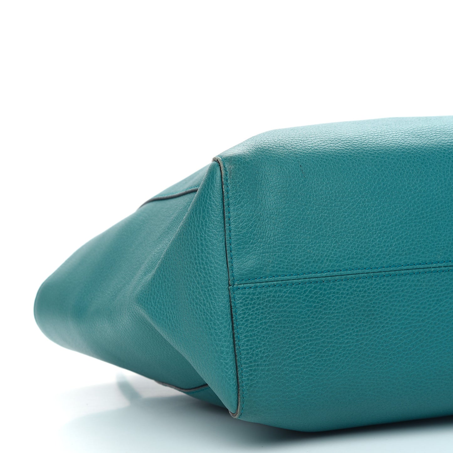 Dollar Calfskin Medium Swing Tote Deep Cobalt