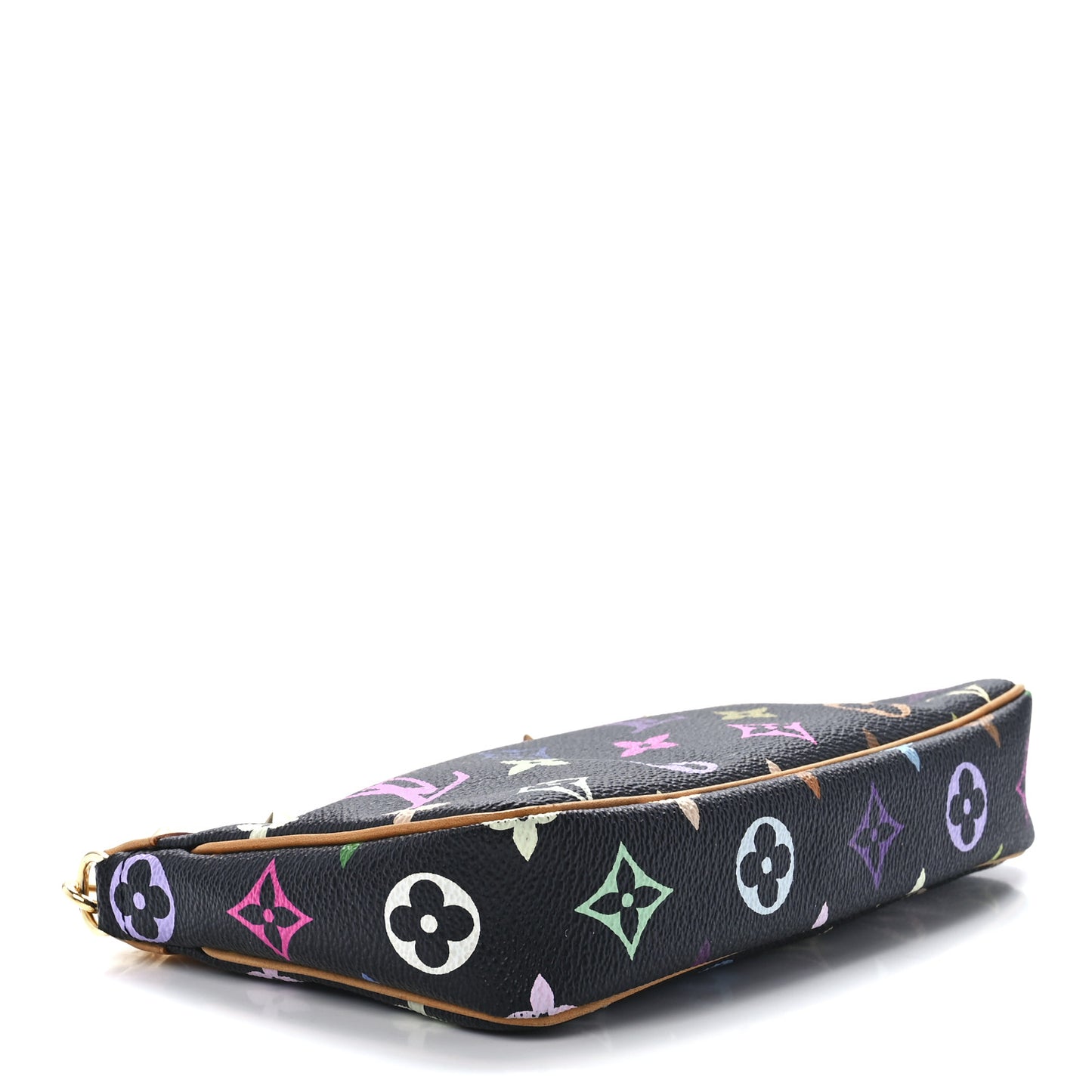 Monogram Multicolor Pochette Accessories Black