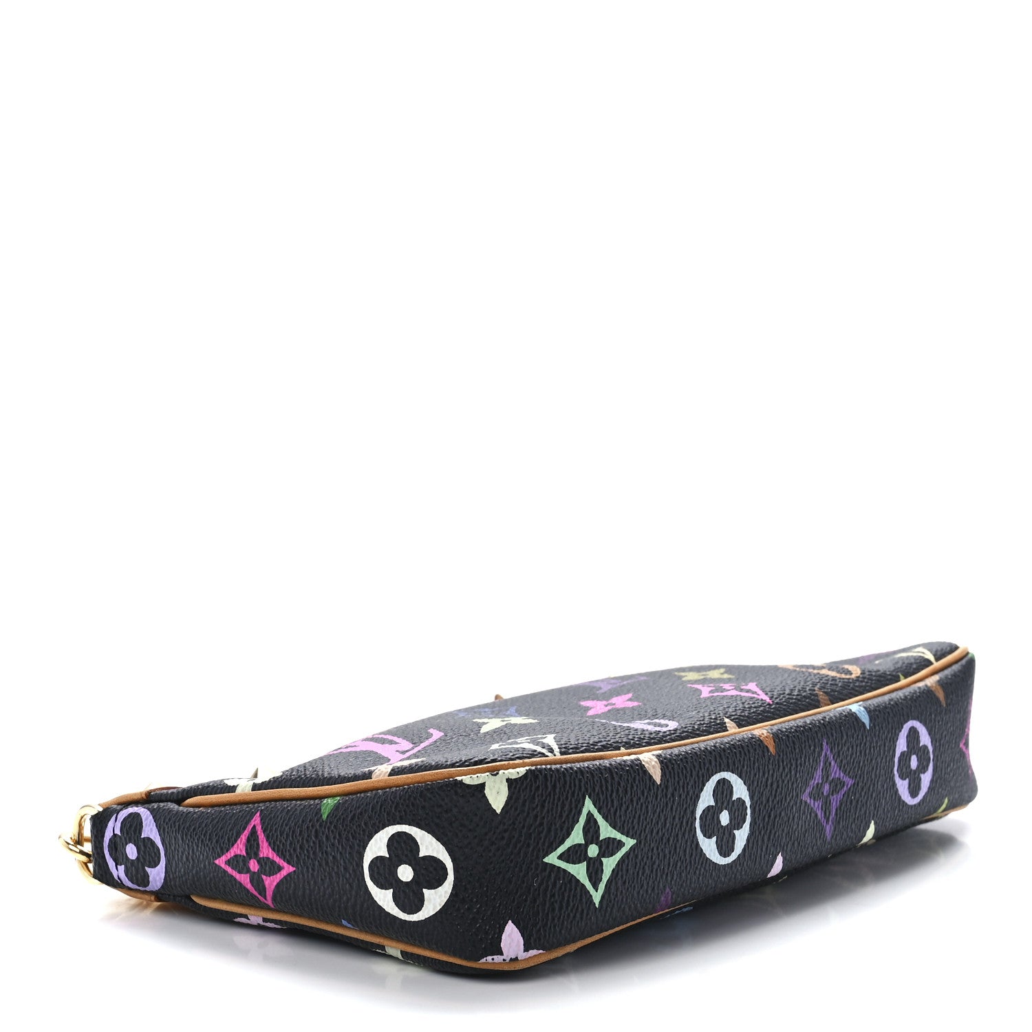 Louis Vuitton Monogram Multicolor Pochette Accessories Black 4 of 11