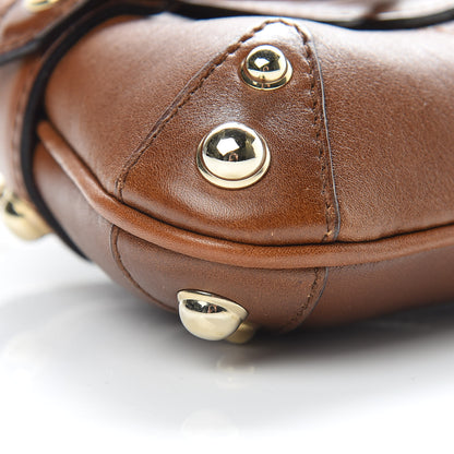 Gucci Calfskin Small Horsebit Chain Clutch Cuir 10 of 11