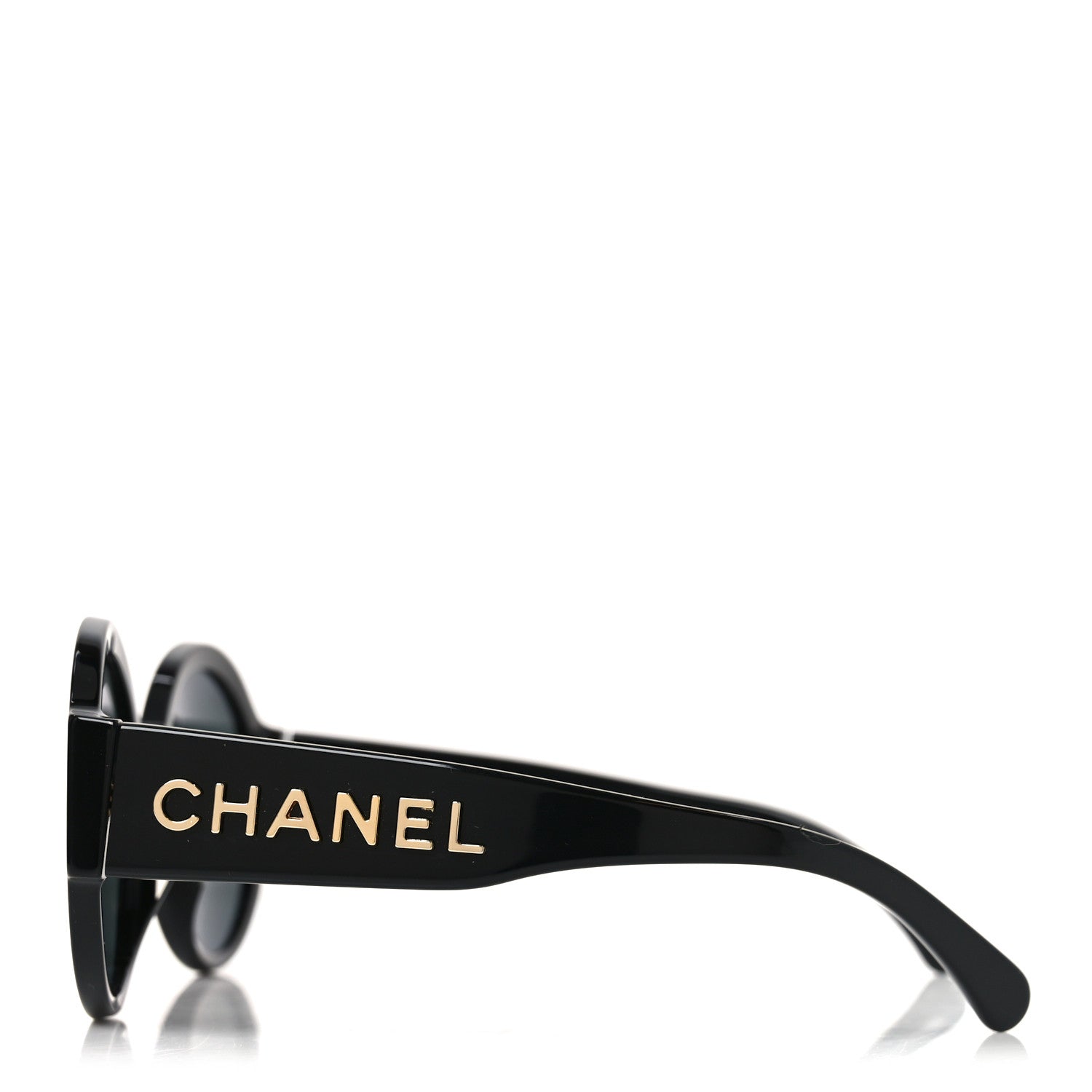Chanel Acetate Round Sunglasses 5410-A Black 1886152 – FASHIONPHILE