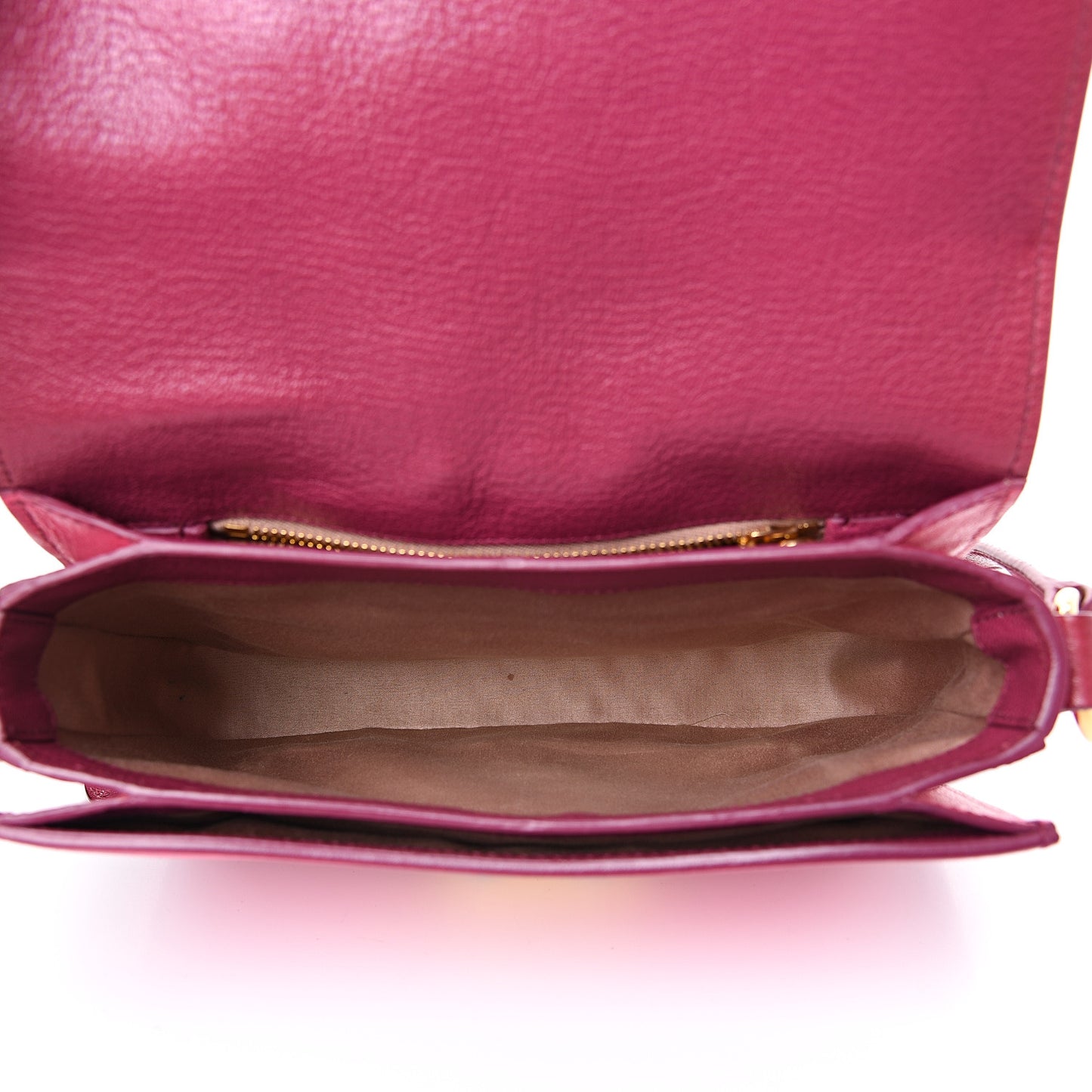 Goatskin Madras Shoulder Bag Rosa Peonia