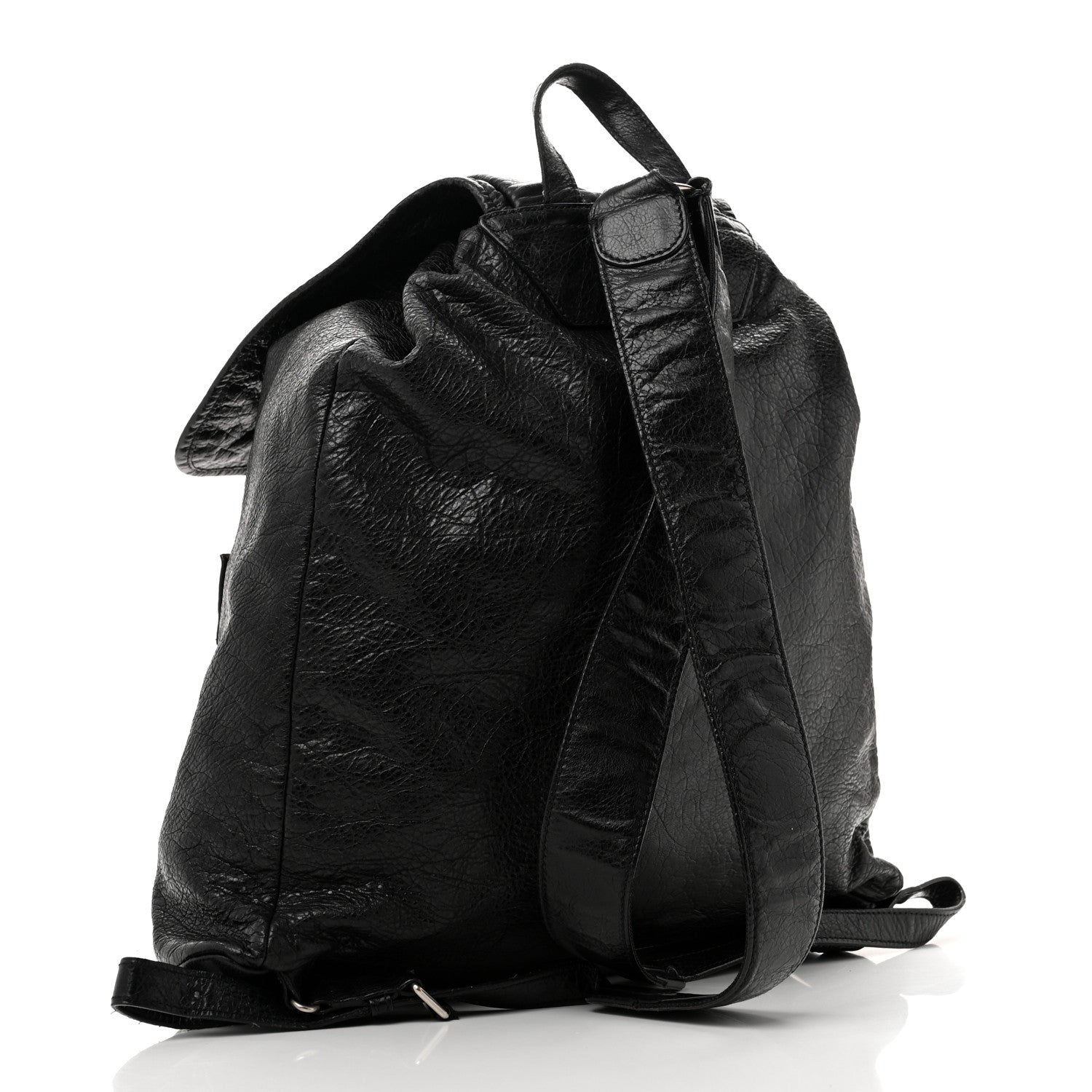 Balenciaga Agneau Classic Silver Hardware S Traveler Backpack Black 3 of 17