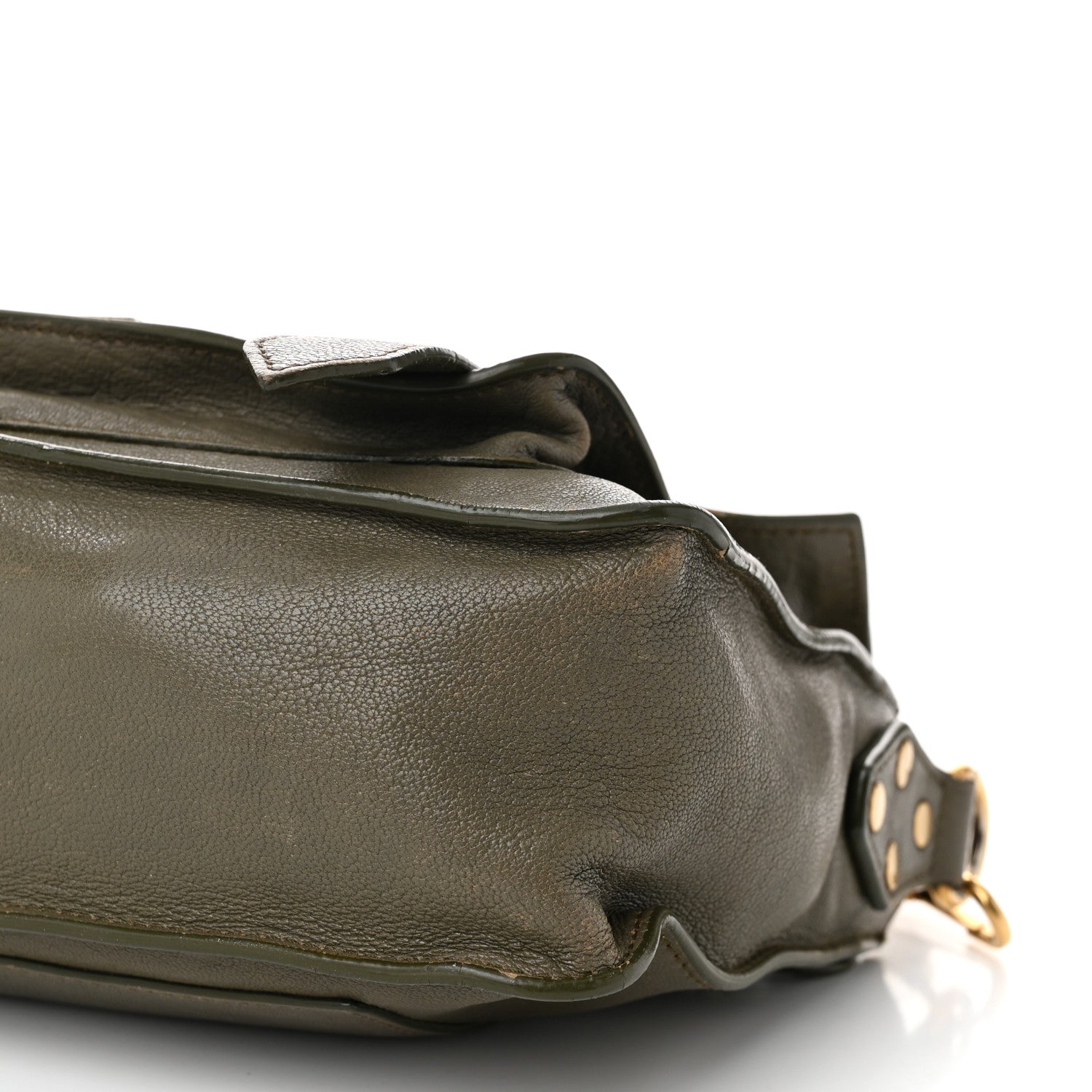 Proenza Schouler Lambskin Tiny PS1 Satchel Dark Olive 10 of 17