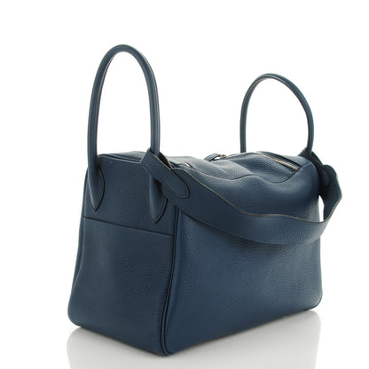 Hermes Taurillon Clemence Lindy 34 Bleu De Malte 3 of 7