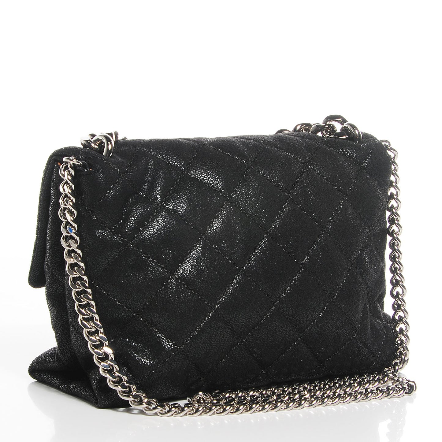 Shaggy Deer Quilted Medium Beckett Chain Shoulder Bag Black
