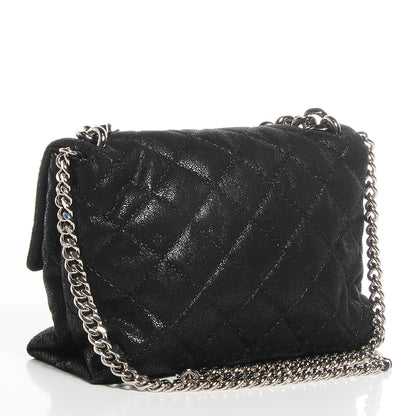 Stella McCartney Shaggy Deer Quilted Medium Beckett Chain Shoulder Bag Black 3 of 8