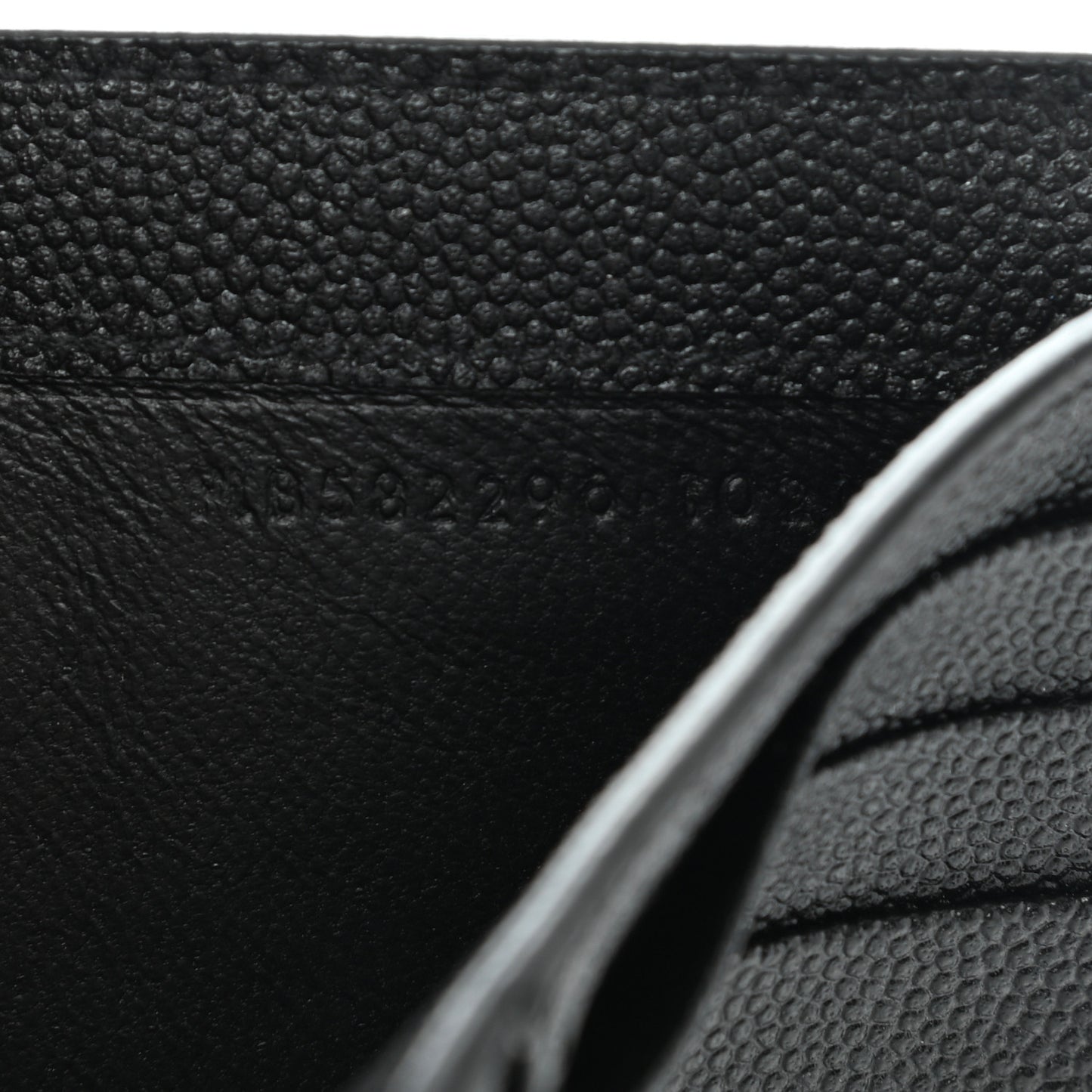 Grain De Poudre Monogram Bi-Fold Wallet Black