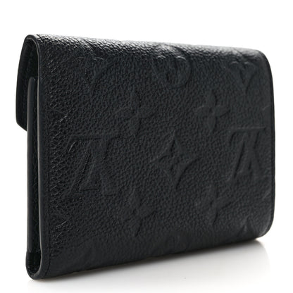 Louis Vuitton Empreinte Victorine Wallet Black 3 of 7